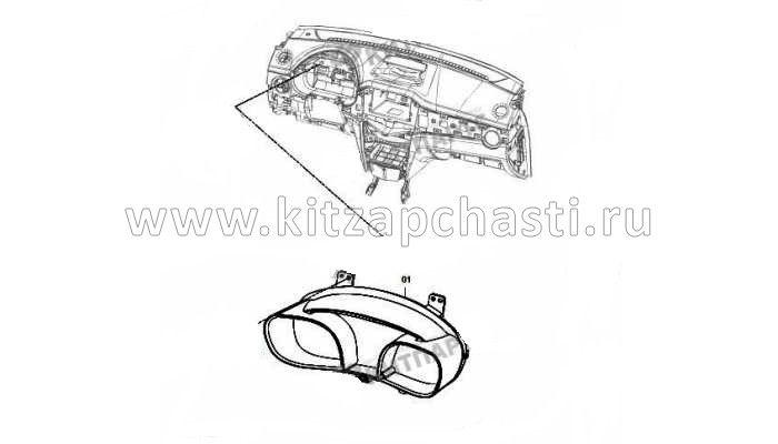 Комбинация приборов DLX FAW Oley 3820015EP167